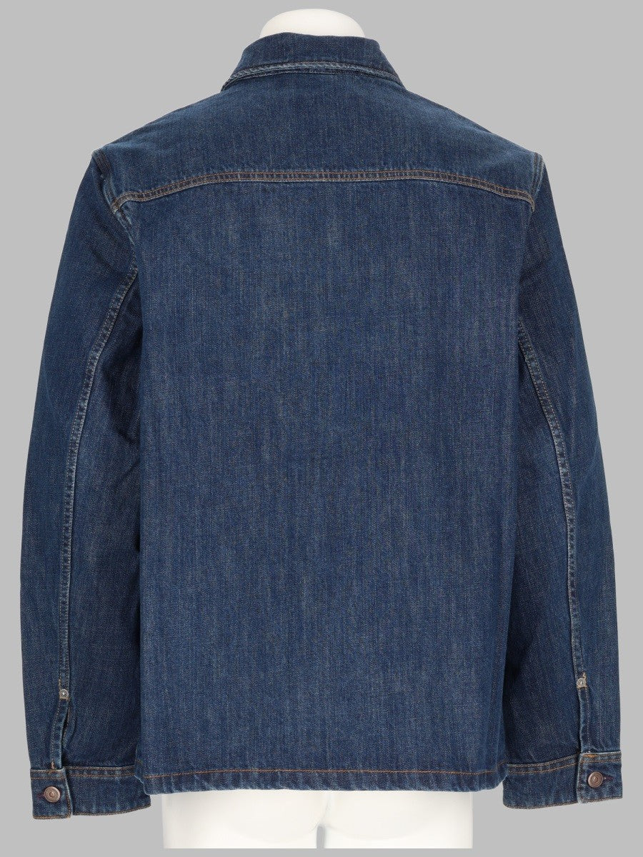 Ps By Paul Smith Men's Giacca Chore in Denim Blue