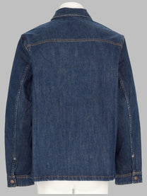 Ps By Paul Smith Men's Giacca Chore in Denim Blue