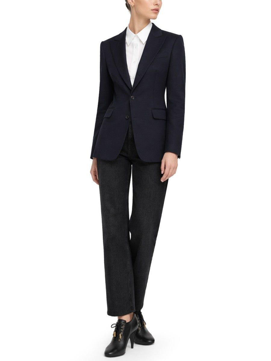 Celine Women's Giacca Colonne Blue
