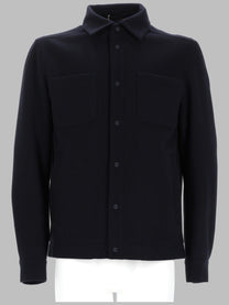 Herno Men's Giacca Con Bottoni Automatici Blue