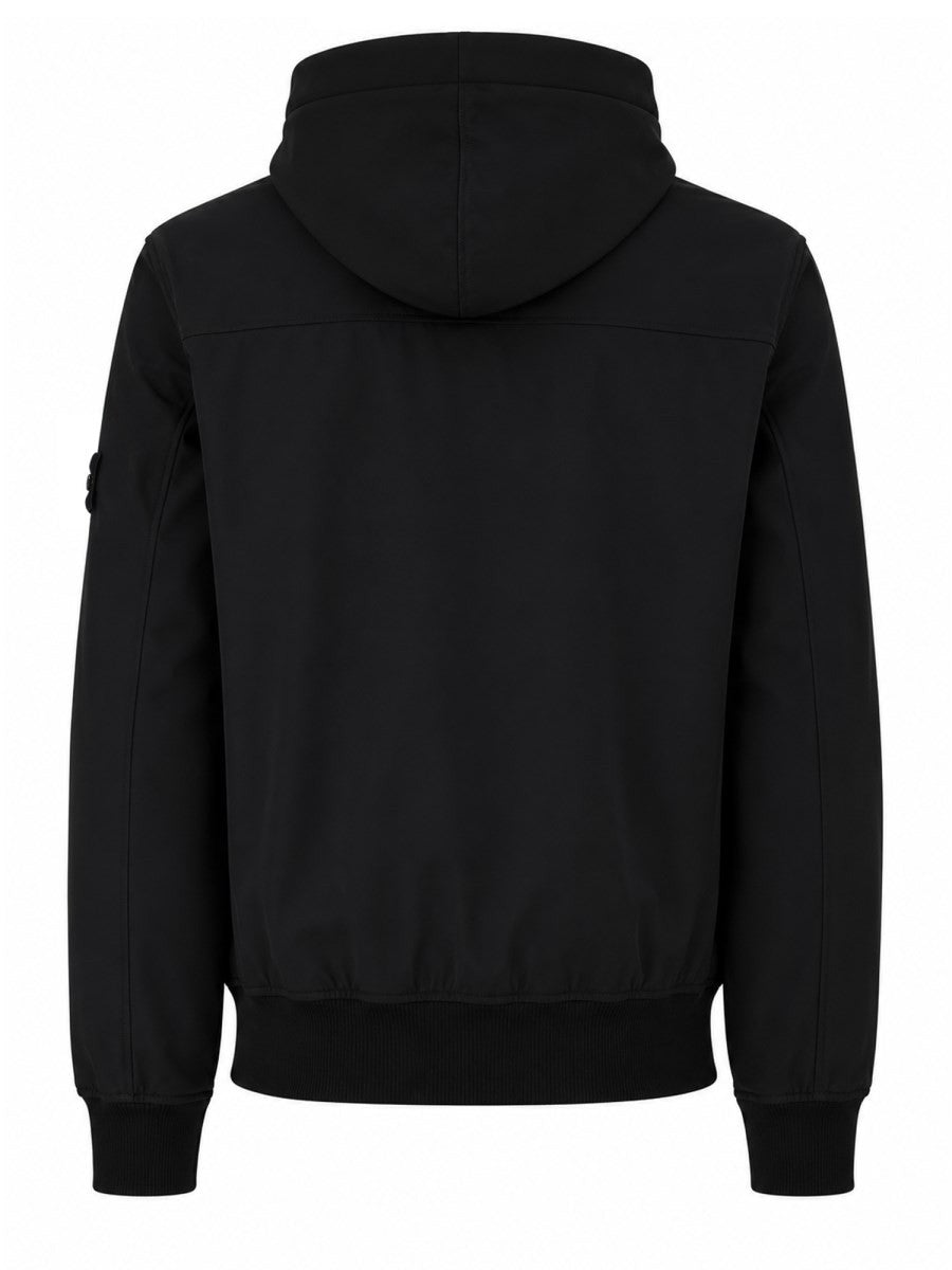Stone Island Men's Giacca Con Cappuccio Black