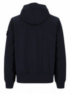 Stone Island Men's Hooded Jacket Blue, view 2
