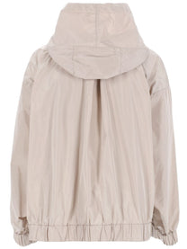 S MAX MARA Women's Giacca Corta in Taffetà Antigoccia Beige