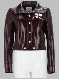 courrèges Women's Giacca Crop Con Red