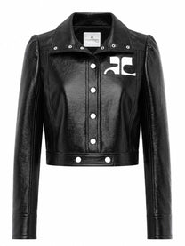 courrèges Women's Giacca Crop Con Black