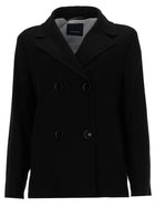 S MAX MARA Women's Double-Breasted Arco Jacket Black