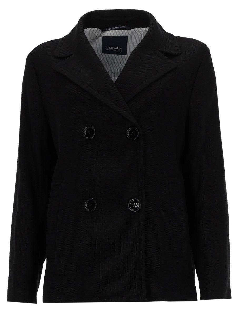 S MAX MARA Women's Giacca Doppiopetto Arco Black