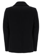 BOSS Men's Wool Double-Breasted Jacket Black, view 2