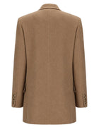 Max Mara Women's Double-Breasted Olimpia Jacket Beige, view 4