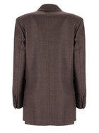 Max Mara Women's Double-Breasted Olimpia Jacket Brown