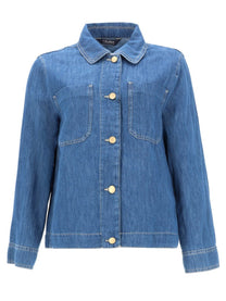 S MAX MARA Women's Giacca Galante in Chambray Blue