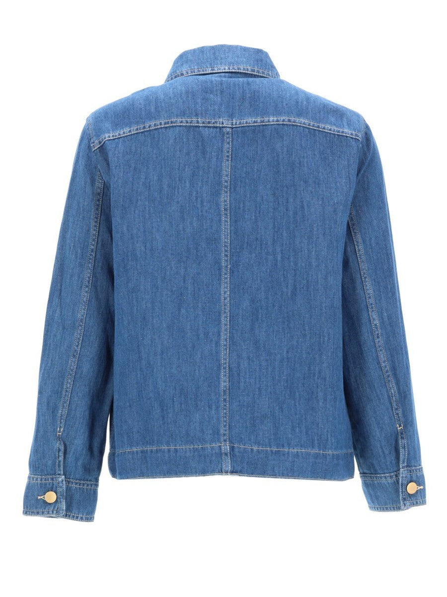 S MAX MARA Women's Giacca Galante in Chambray Blue