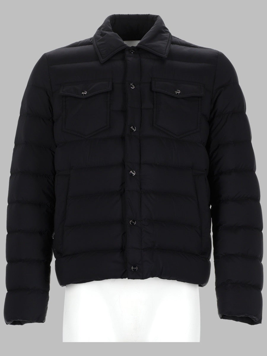 Herno Men's Giacca Imbottita Con Bottoni Black