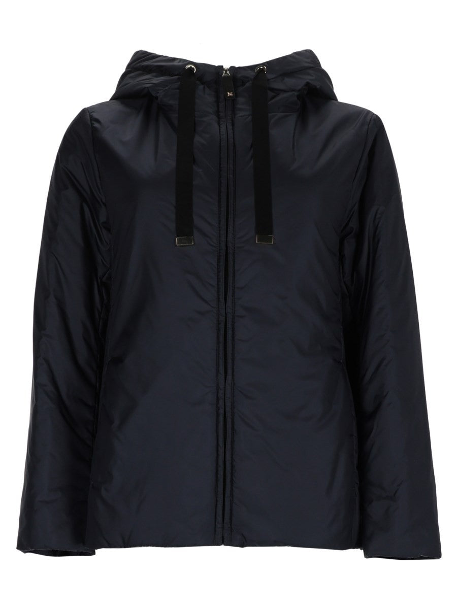 S MAX MARA Women's Padded Jacket with Hooded in Tela Antigoccia Blue