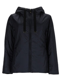 S MAX MARA Women's Padded Jacket with Hooded in Tela Antigoccia Blue