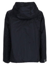S MAX MARA Women's Padded Jacket with Hooded in Tela Antigoccia Blue, view 2