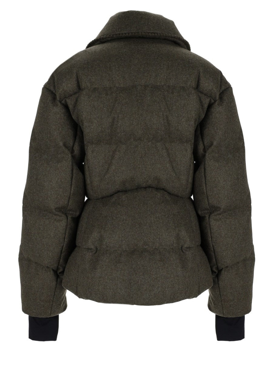Moncler Grenoble Women's Padded Monteain Jacket Grey