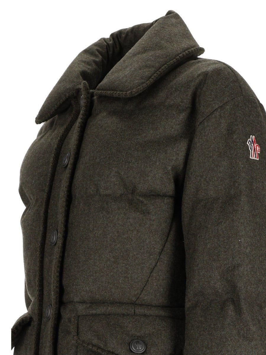 Moncler Grenoble Women's Padded Monteain Jacket Grey