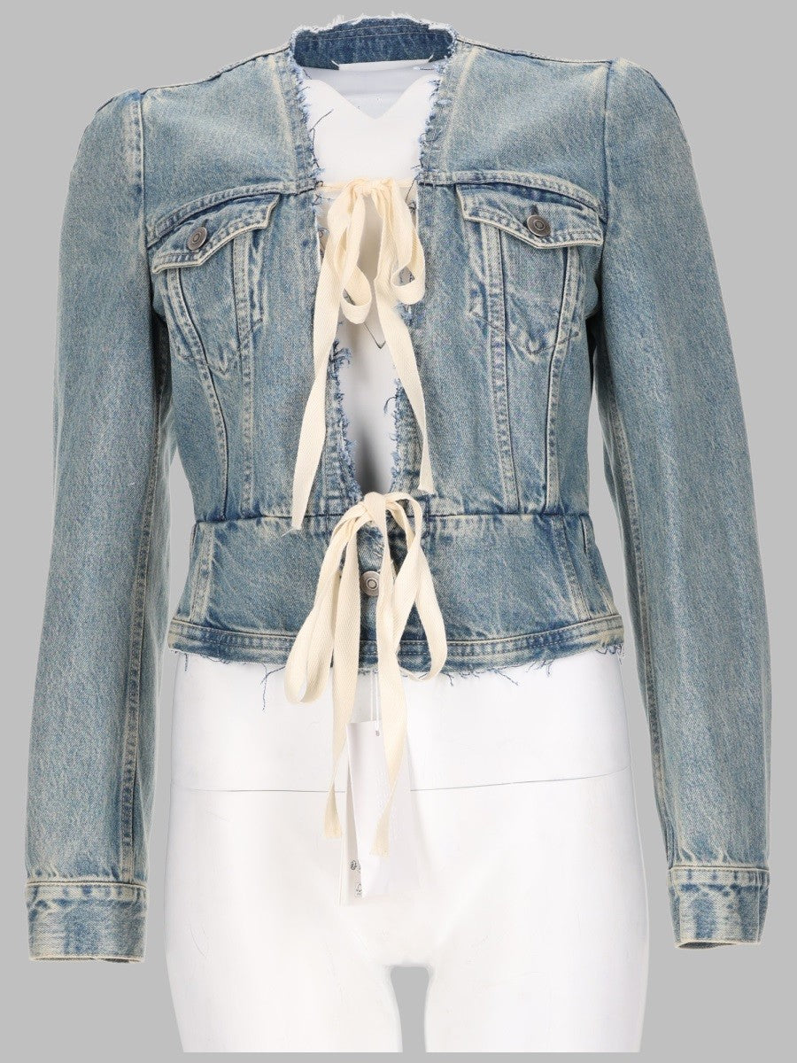 Maison Margiela Women's Giacca in Denim Blue