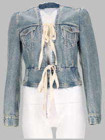 Maison Margiela Women's Giacca in Denim Blue