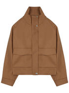 Nine:Inthe:Morning Women's Wool Jacket Brown
