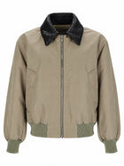 Bottega Veneta Women's Satin Jacket with Collar Woven Grey