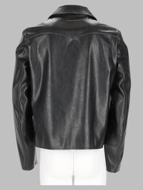 MM6 Maison Margiela Men's Giacca in Similpelle Black