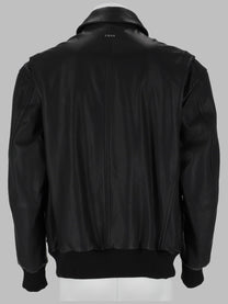BOSS Men's Giacca Josual in Pelle Black