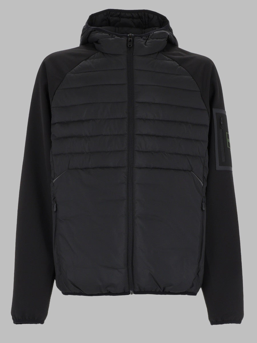 BOSS Men's Giacca Jurbanex Hybrid HD Idrorepellente Black