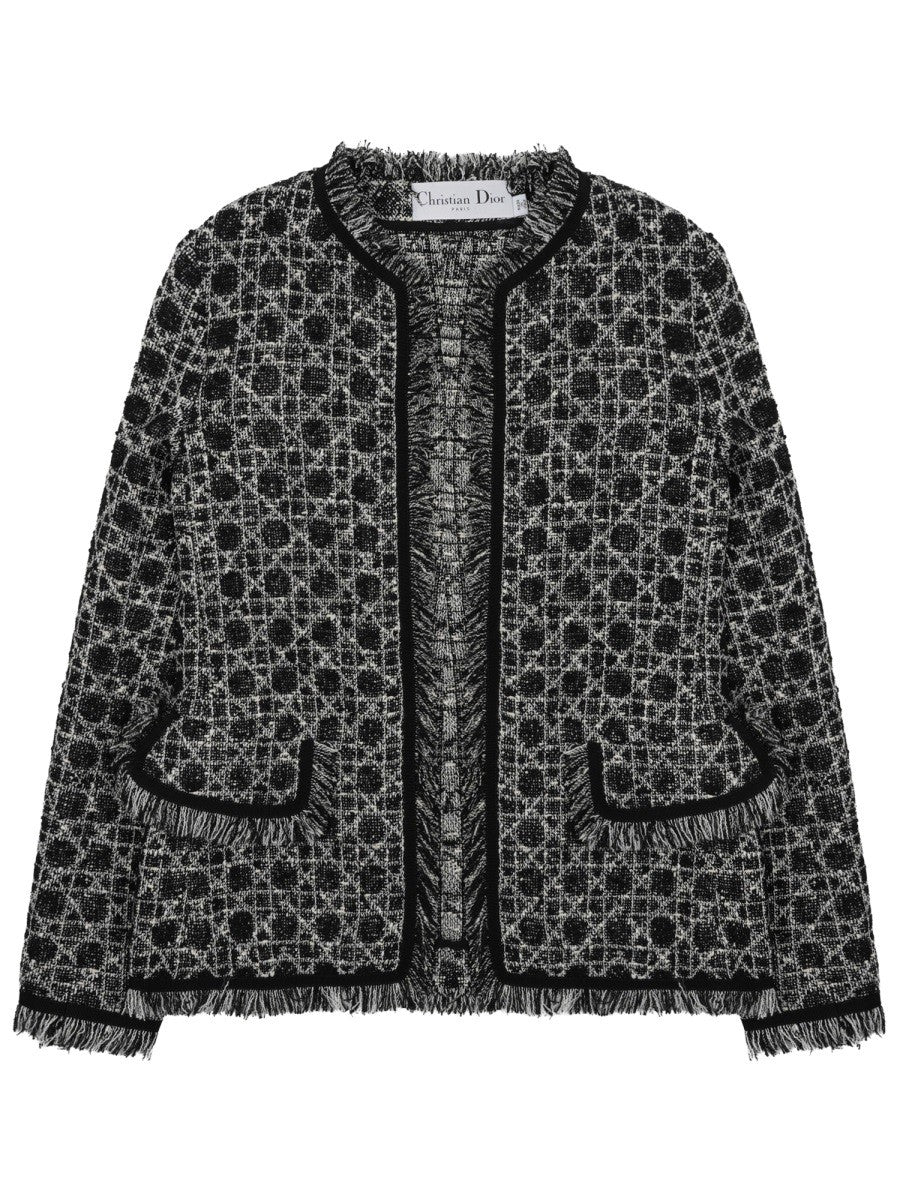 Dior Women's Giacca Macrocannage Black