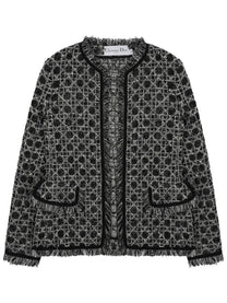 Dior Women's Giacca Macrocannage Black