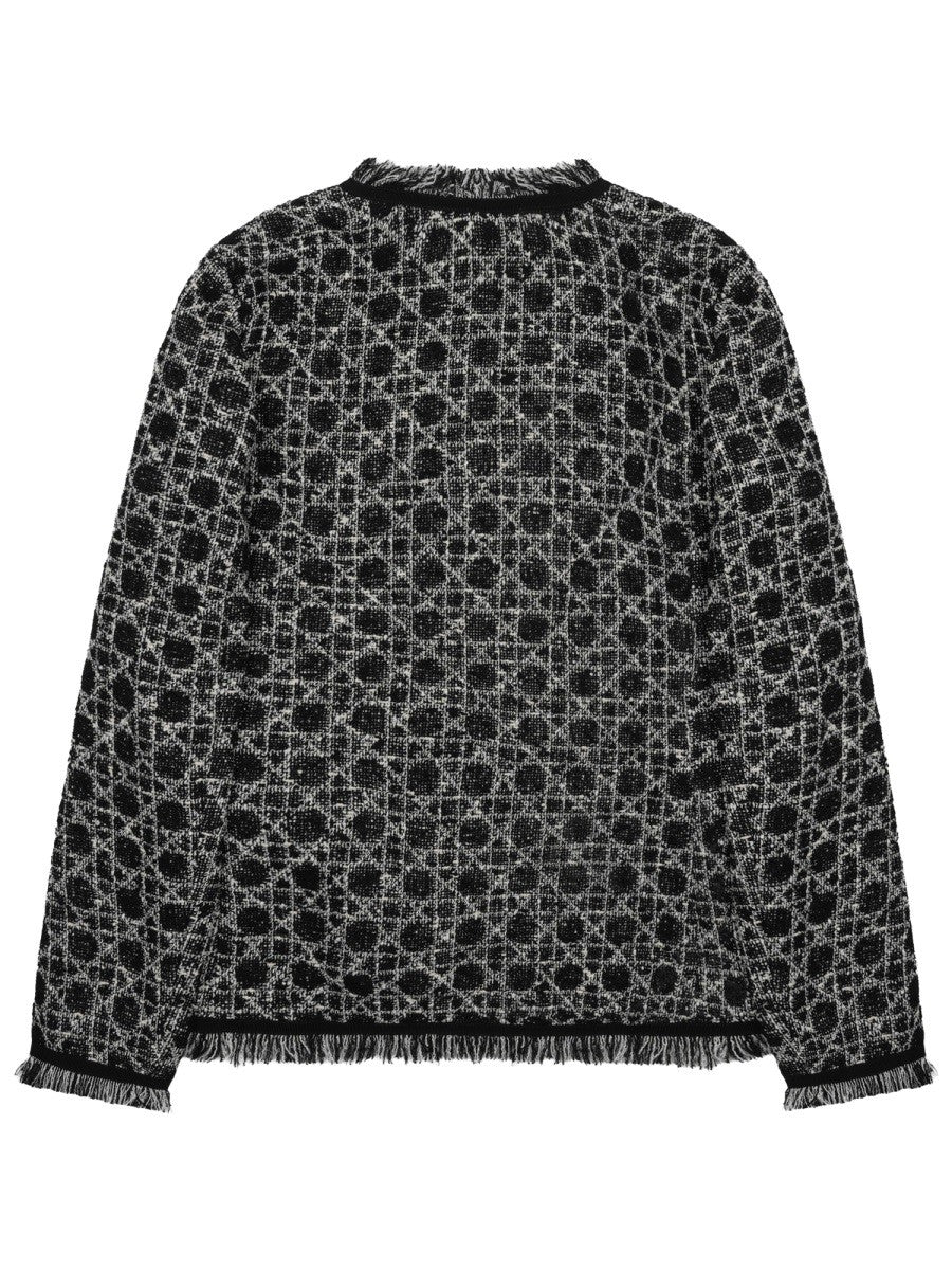 Dior Women's Giacca Macrocannage Black