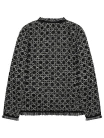 Dior Women's Giacca Macrocannage Black