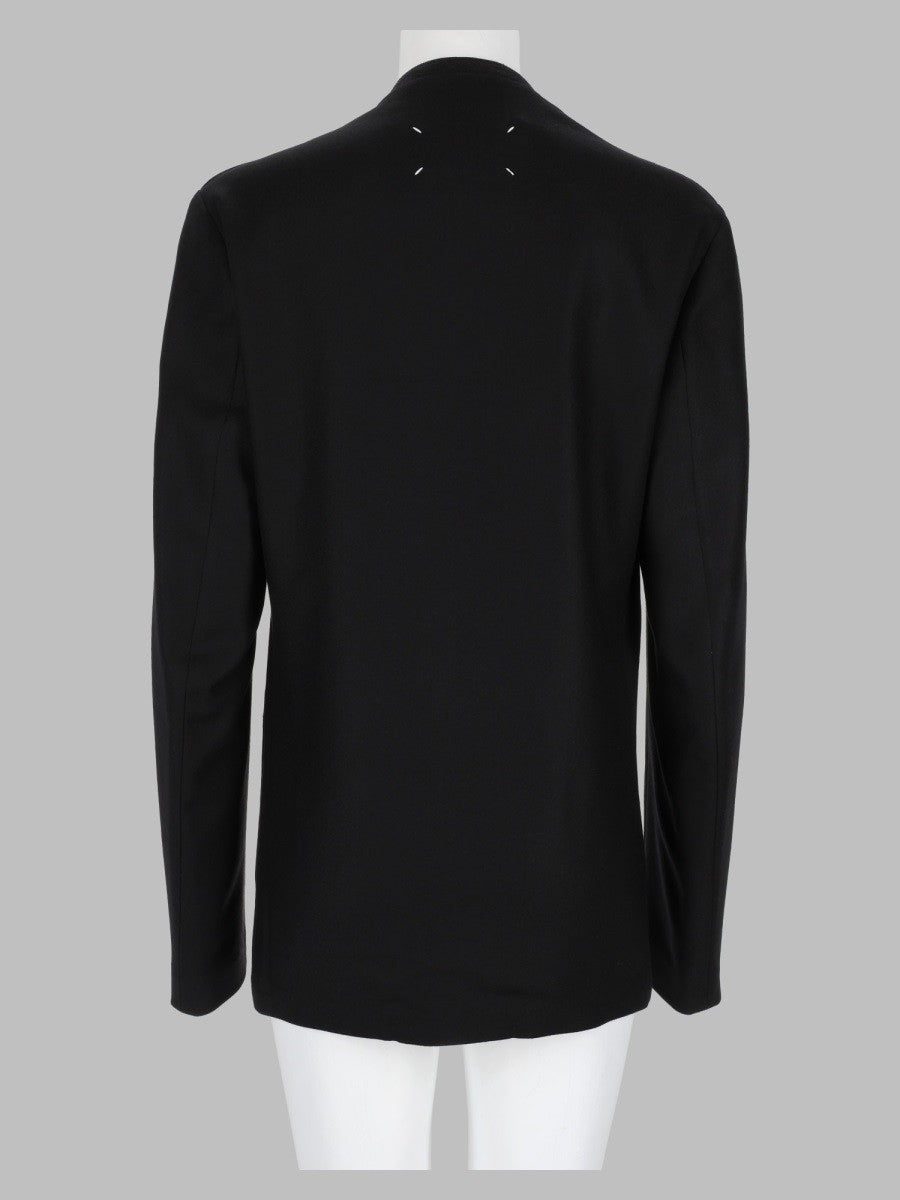 Maison Margiela Women's Giacca Minimal in Lana Black