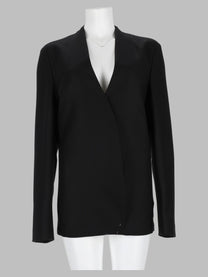 Maison Margiela Women's Giacca Minimal in Lana Black
