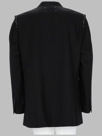 Maison Margiela Men's Giacca Monopetto in Lana Black