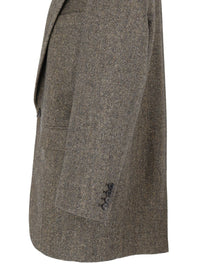Saint Laurent Women's Wool Single-Breasted Jacket Grey