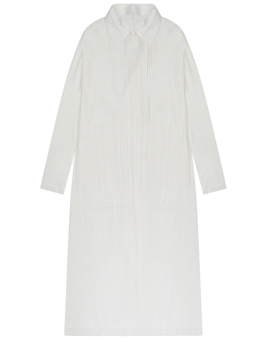 Pleats Please Issey Miyake Women's Giacca Monthly Colors: February White