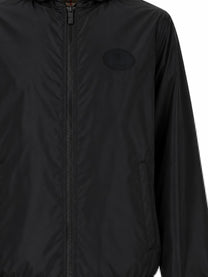 Burberry Men's Newport Reversible Jacket with Motif Check Beige, view 4