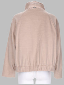 Herno Women's Giacca Resort in Flanella Nylon Beige