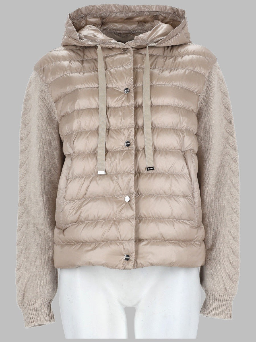 Herno Women's Giacca Resort in Nylon Ultralight Beige