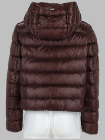 Herno Women's Giacca Resort in Nylon Ultralight Brown