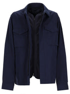 Moncler Men's Roquille Jacket with Gilet Removable Blue, view 3