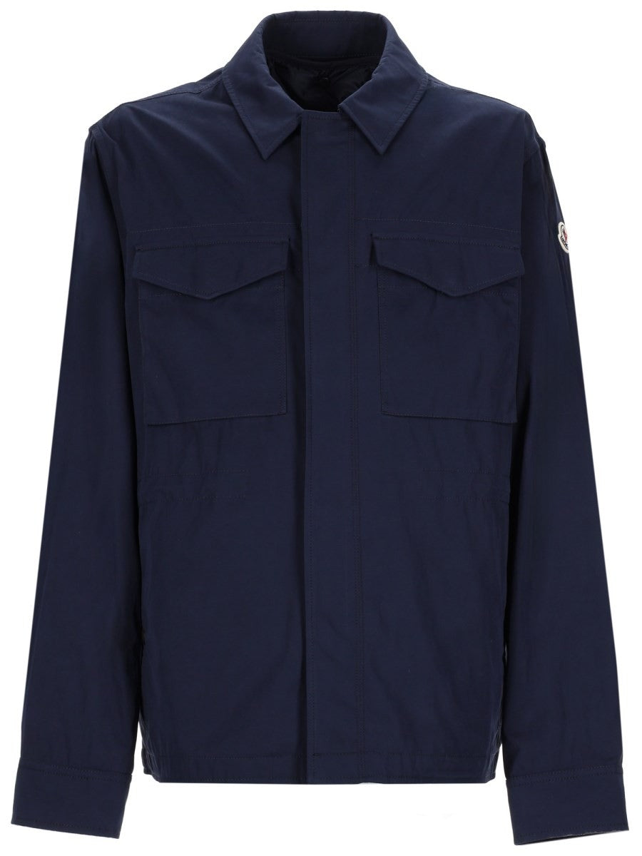 Moncler Men's Giacca Roquille Con Gilet Removibile Blue