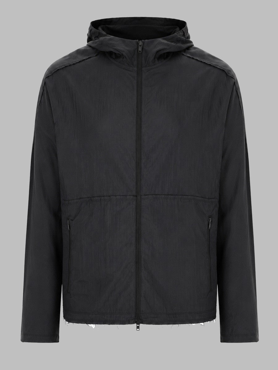 Y-3 Men's Giacca Running Con Cappuccio Zip Black