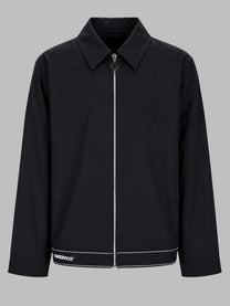 Casablanca Men's Giacca Sportiva Con Zip Black