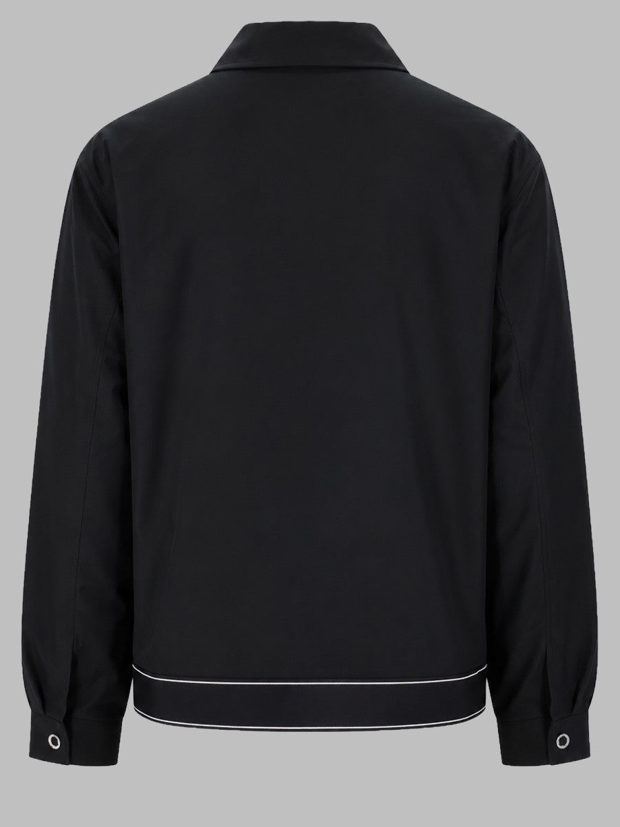 Casablanca Men's Giacca Sportiva Con Zip Black