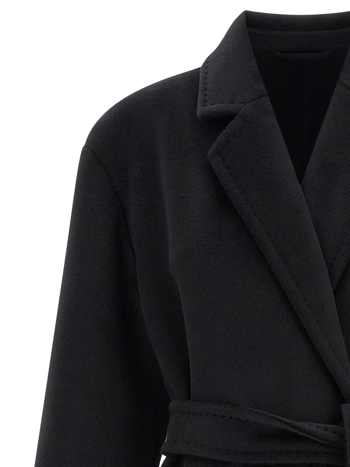 Max Mara Studio Giambo Coat Black, view 3