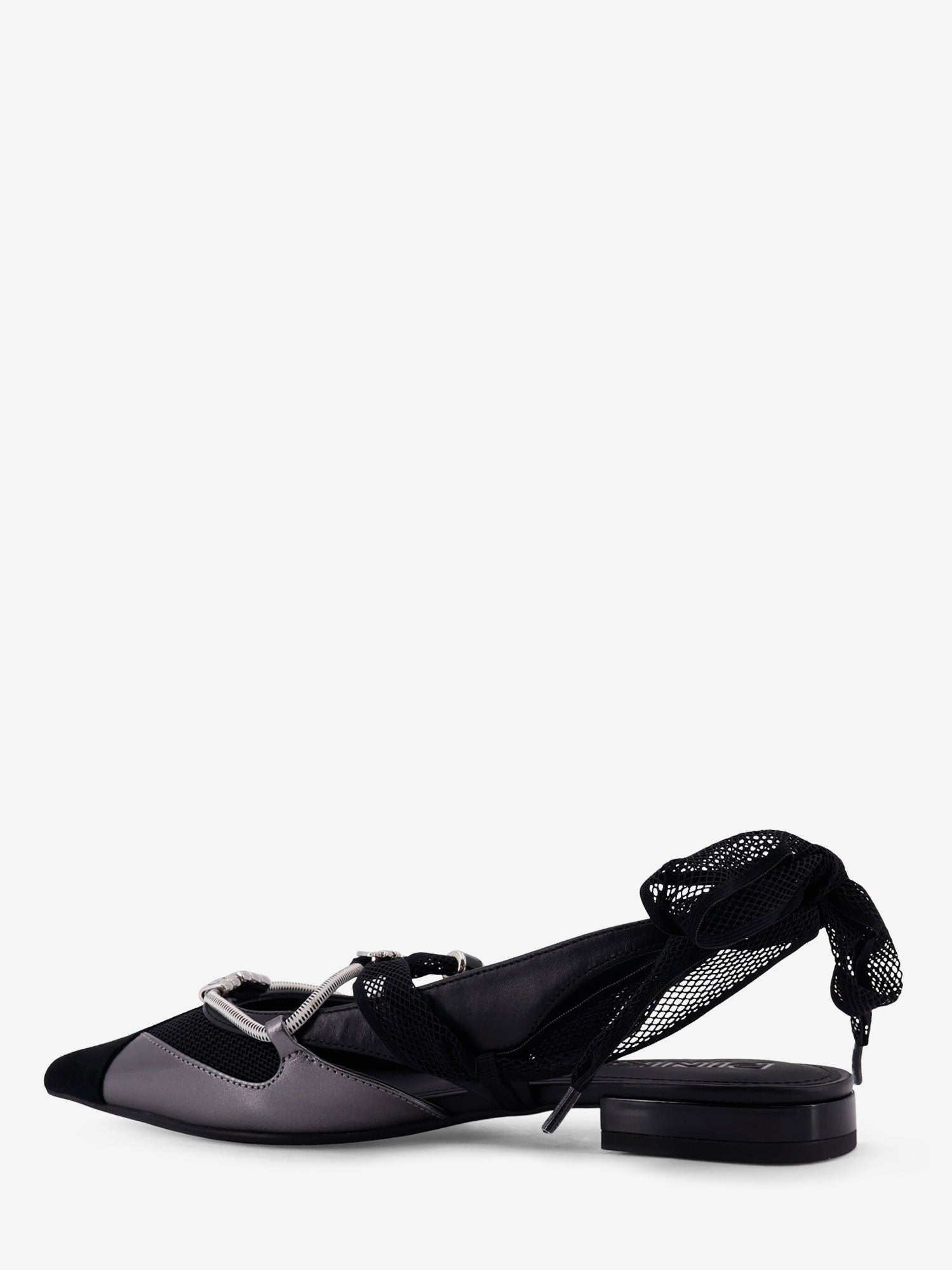 Pinko Women's Gianira Leather Ballerinas Black