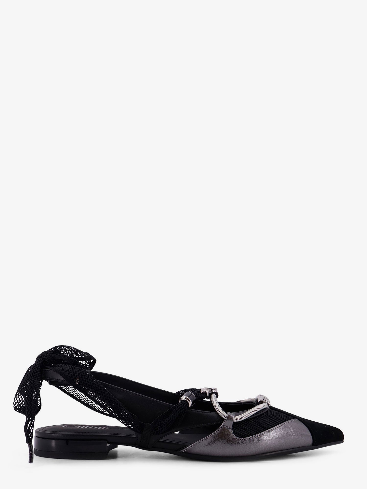 Pinko Women's Gianira Leather Ballerinas Black